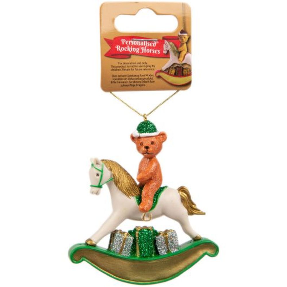 Blank Rocking Horse Green