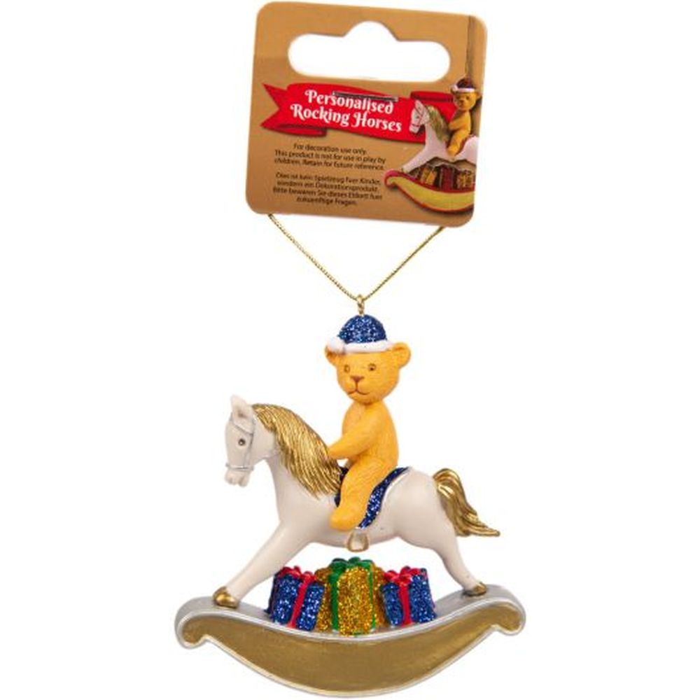 Blank Rocking Horse Blue