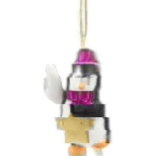 Zoe Penguin - Pink Orn