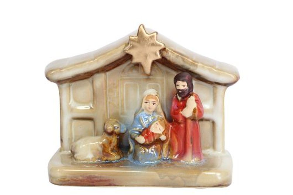 Ceramic Nativity Sml - 8cm