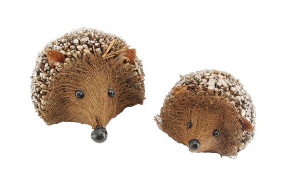 Twig Hedgehog Orn With Glitter