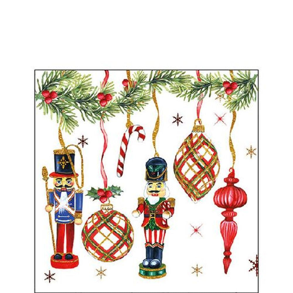 Napkin 25 Nutcrackers Decoration FSC Mix