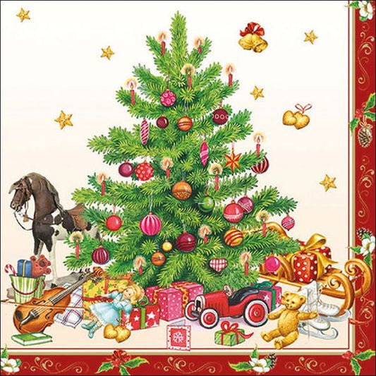 Napkin 33 Nostalgic Christmas Tree FSC Mix