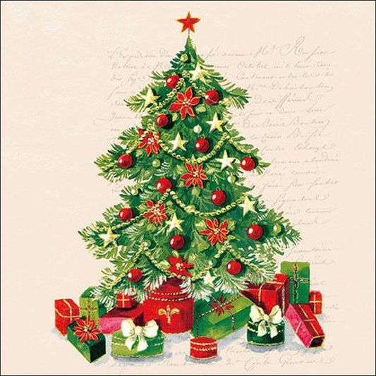 Napkin 33 Christmas Tree FSC Mix