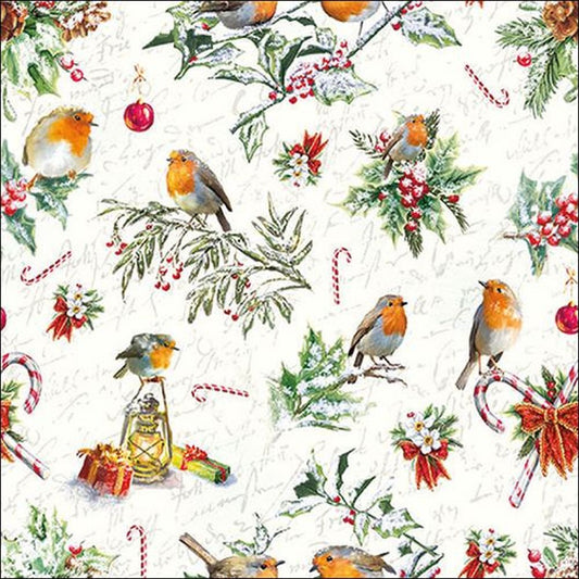 Napkin 33 Christmas Ornaments FSC Mix