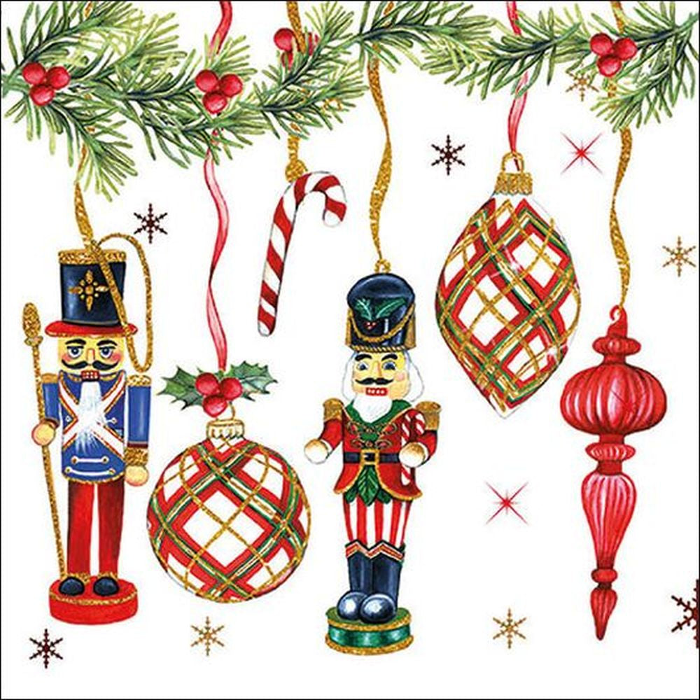Napkin 33 Nutcrackers Decoration FSC Mix