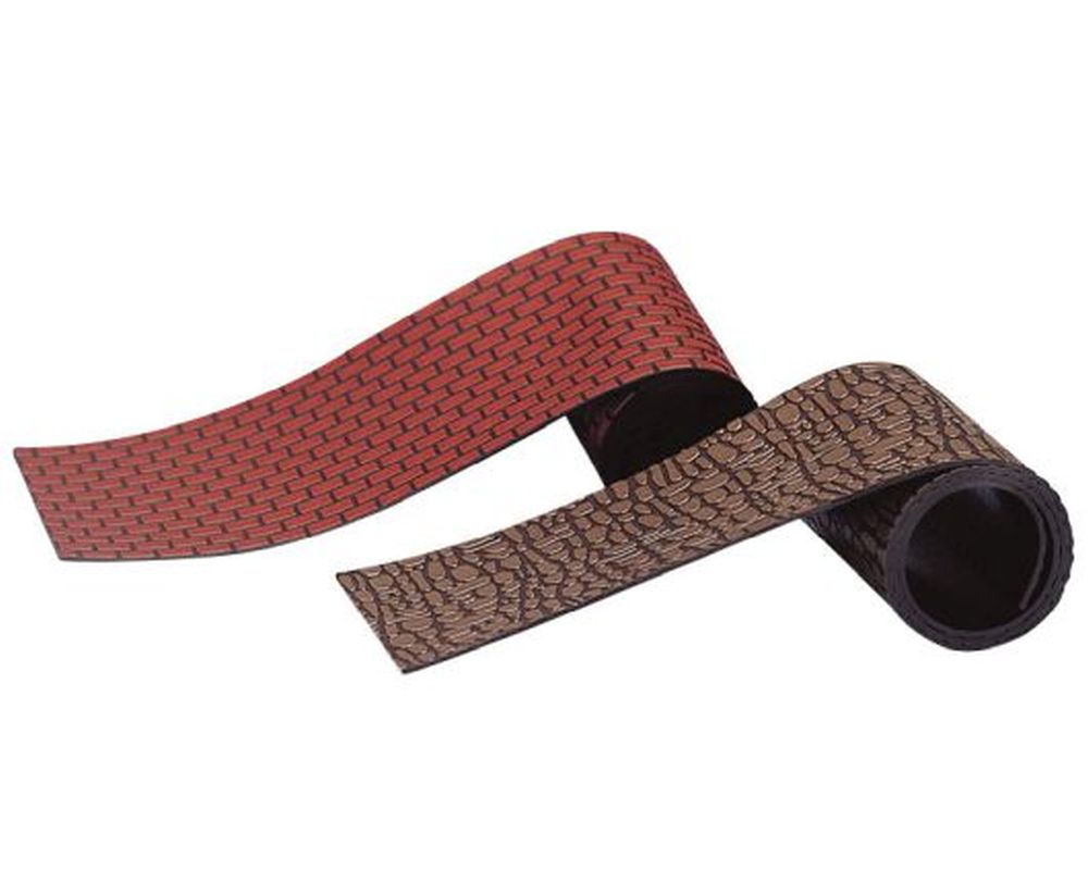 LEMAX BRICK AND PEBBLE ROADS, SET OF 2