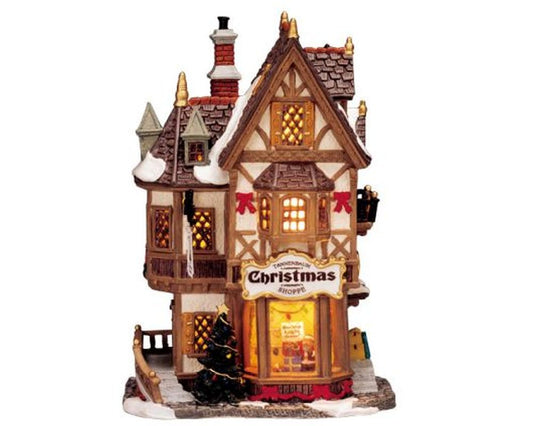 LEMAX TANNENBAUM CHRISTMAS SHOPPE, B/O LED