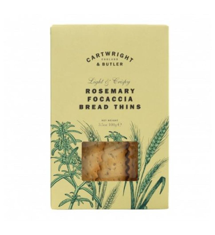 C&B Rosemary Focaccia Bread Thins 100G