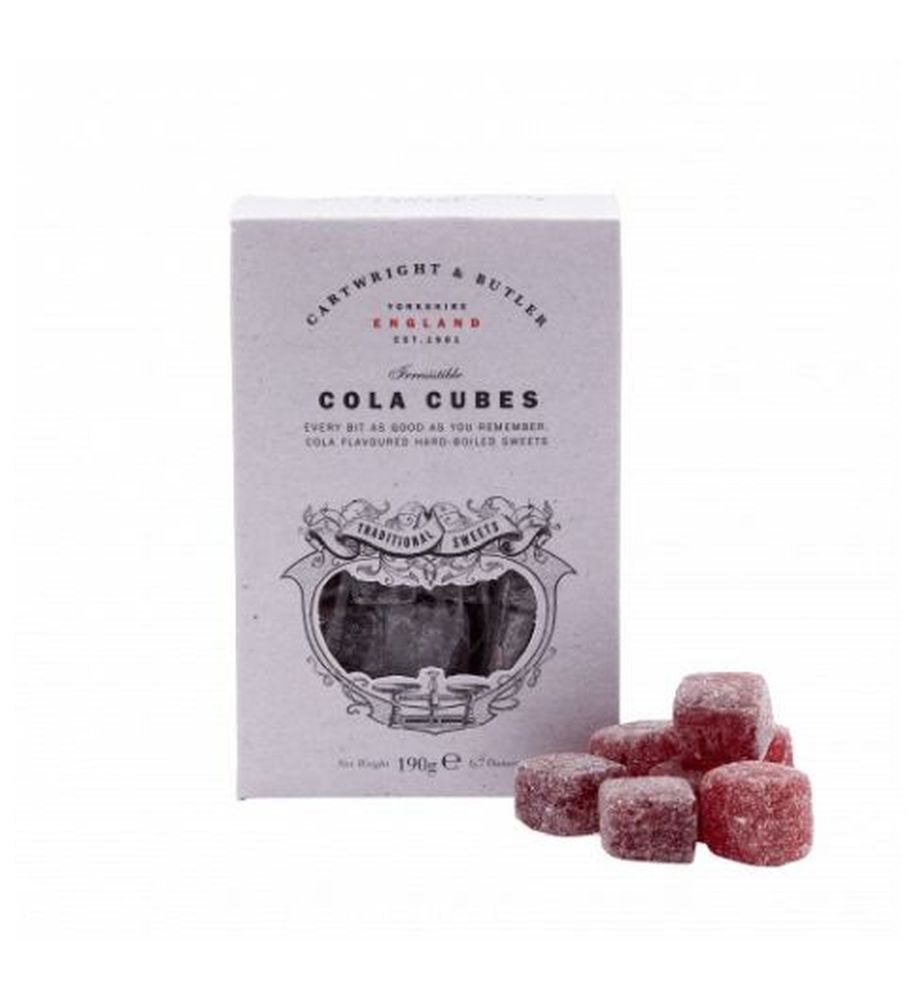 C&B Cola Cubes Sweets in carton