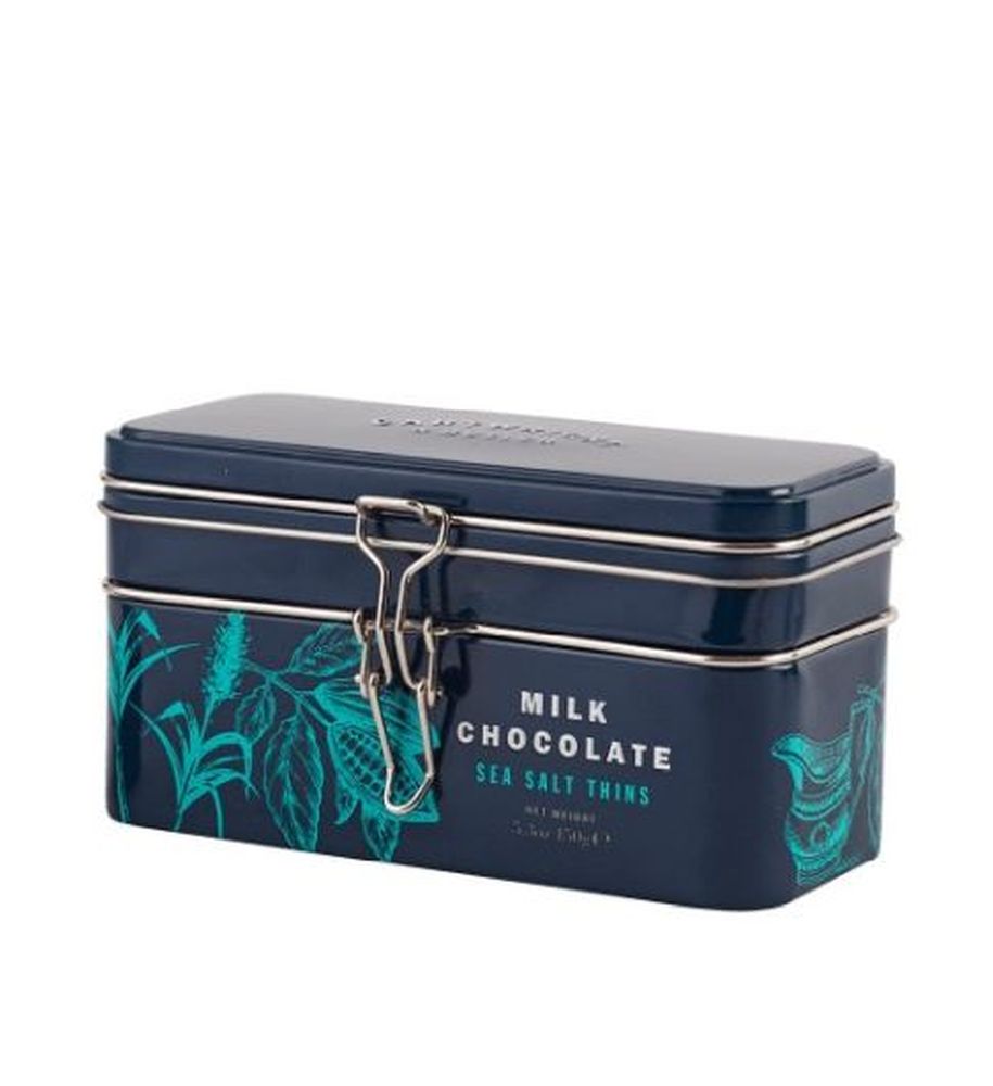 C&B Treasure Chest tin with Salted Chocolate Thins