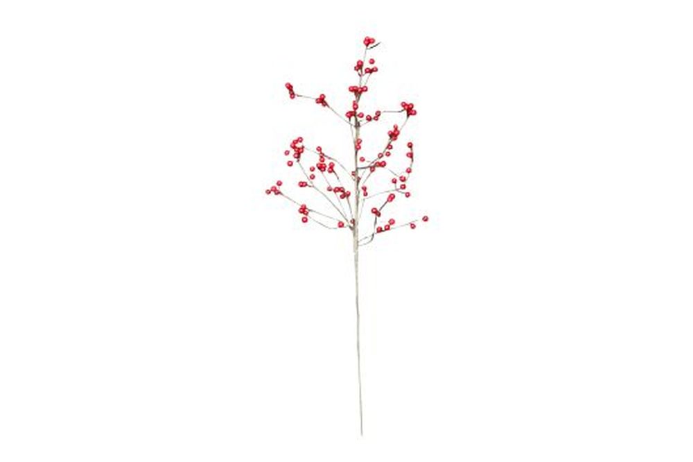 Shiny Red Mini Berry Spray 66cm