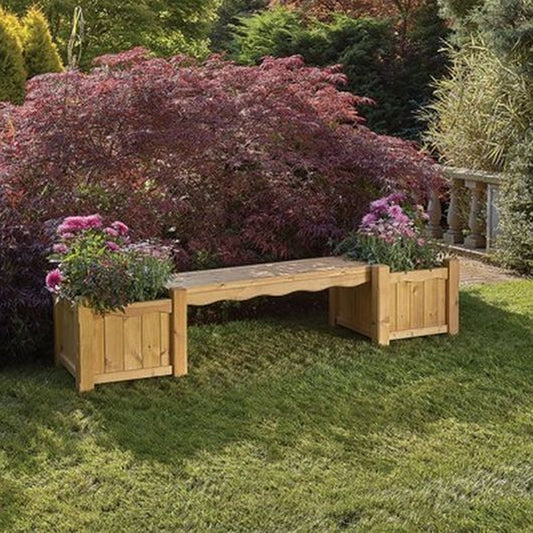 Hanbury Bench With Planters