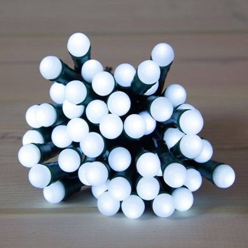 100 FIT & FORGET B/O WHITE MULTIFUNCTION BERRY LIGHTS