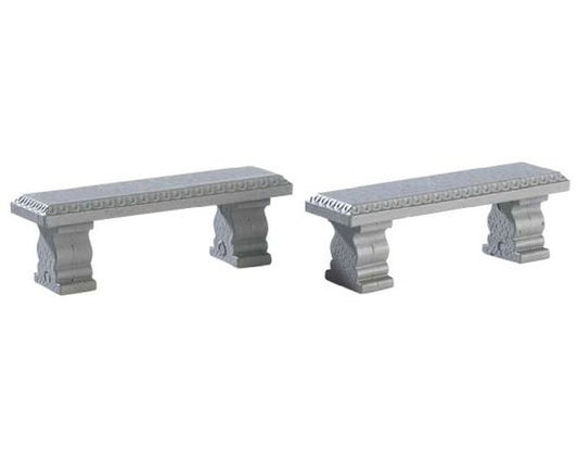LEMAX PLAZA BENCH, SET OF 2