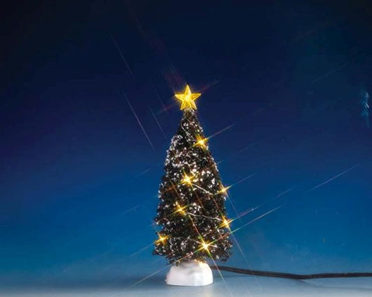 LEMAX EVERGREEN TREE WITH 12 CLEAR LIGHT, B/O (4.5V)