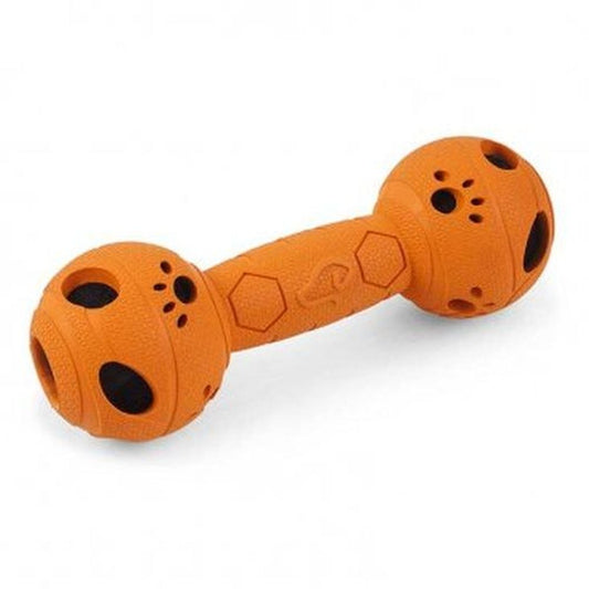 Rubber Squeaky Ball Dumbbell