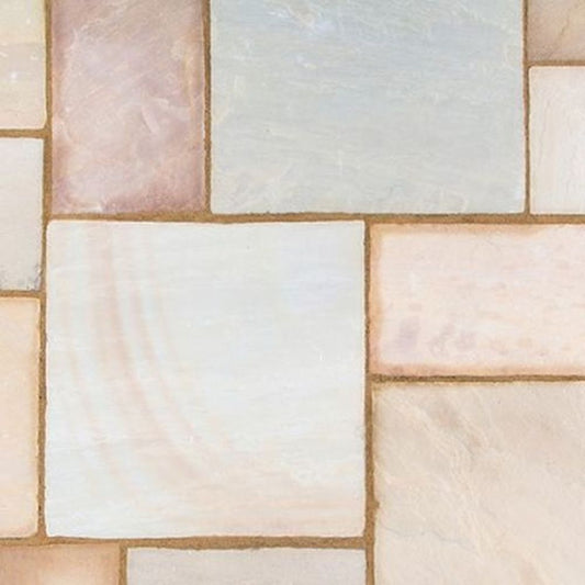 Natural Sandstone Patio Kit 10.2 M² Scottish Glen