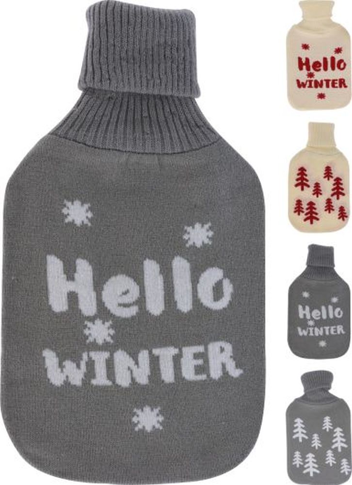 HOT WATER BOTTLE 33CM XMAS
