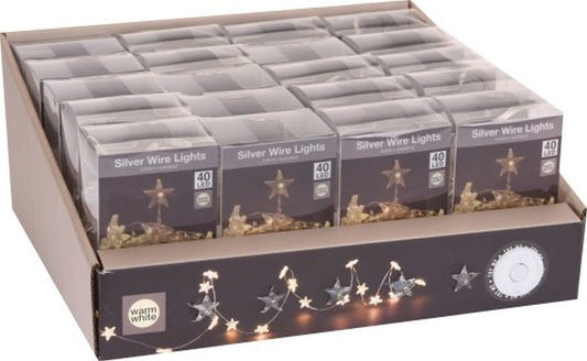 SILVERWIRE STAR 40LED WW BO