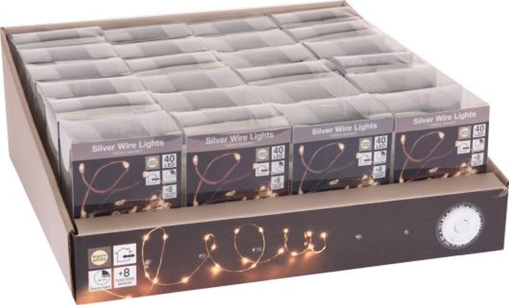 SILVERWIRE 40LED WW BO IP44
