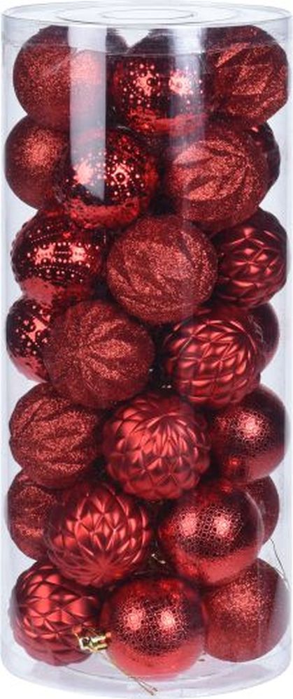 XMAS BALLS 6CM SET