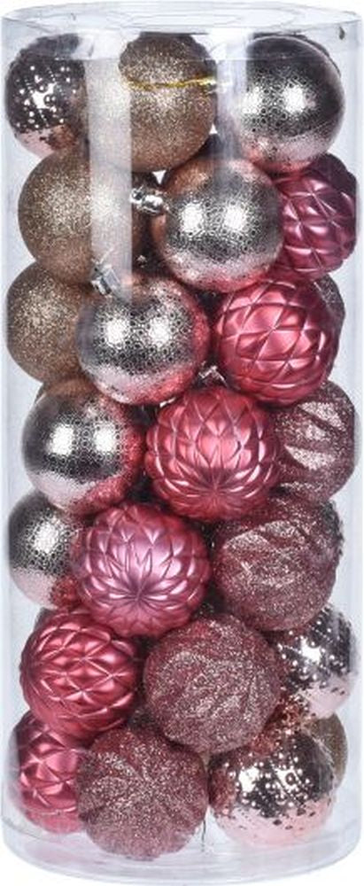 XMAS BALLS 6CM SET35 ELEGANCE
