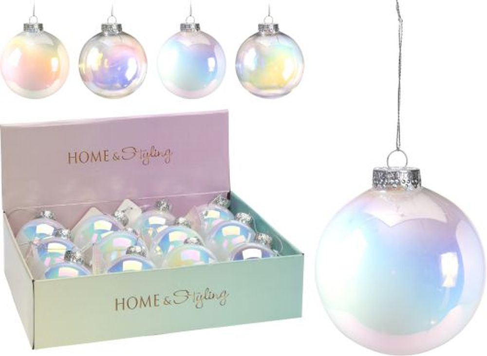 XMAS BALL 80MM LAZER