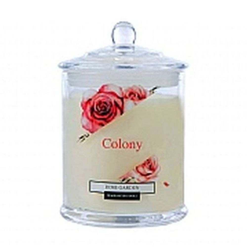 #JAR CANDLE SMALL ROSE GARDEN