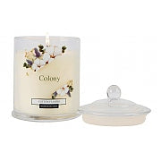 #JAR CANDLE SMALL COTTON FLOWER