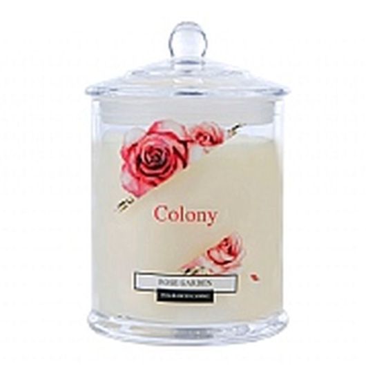 JAR CANDLE MEDIUM ROSE GARDEN