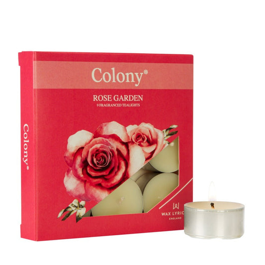 #PK/9 TEALIGHTS ROSE GARDEN