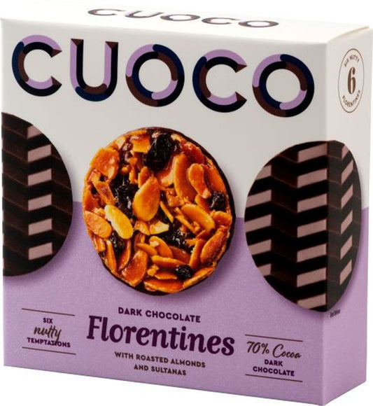 CUOCO Dark Chocolate Florentines 115g