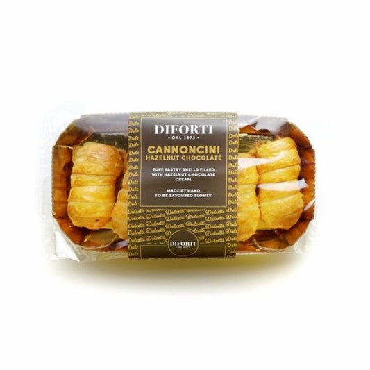 Diforti Pastries - Cannoncini Hazelnut Chocolate