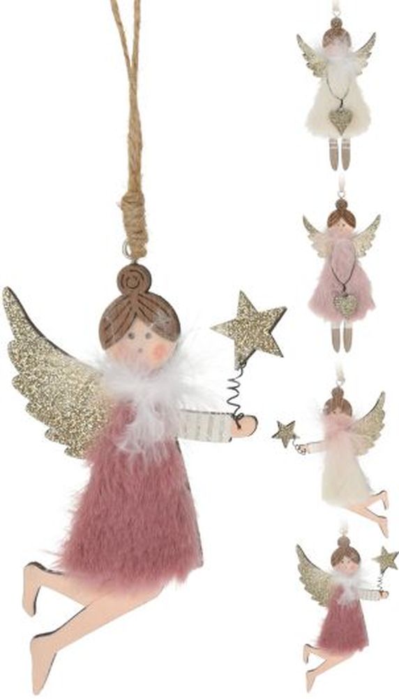 HANGING DECO ANGEL FUR