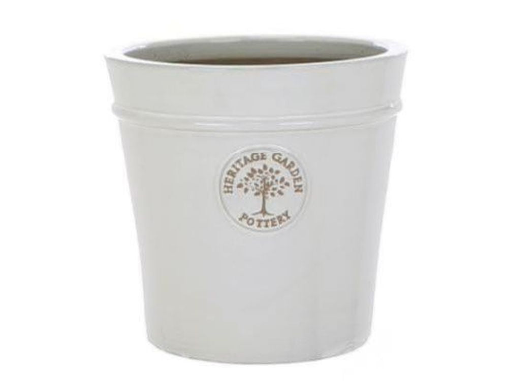 33cm White Heritage Pot