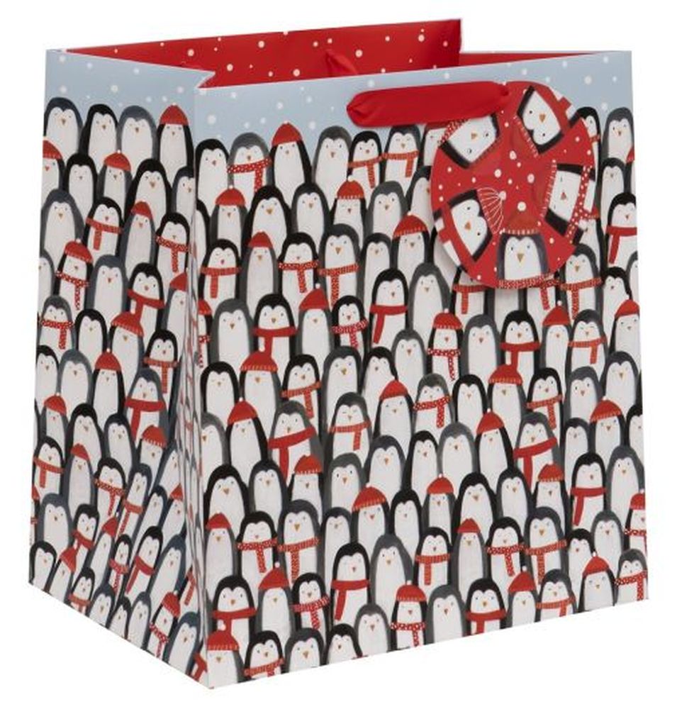 BAG DEEP SHOPPER COSY PENGUINS