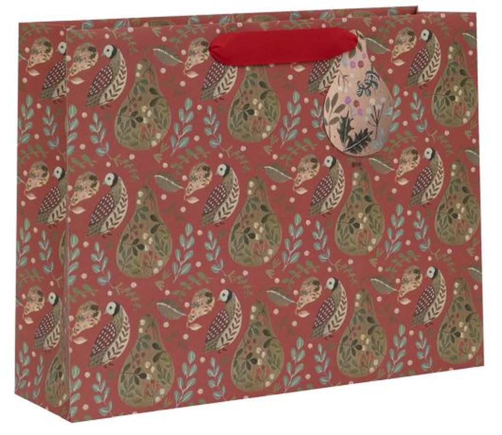 BAG LAND. LRG PARTRIDGE RED