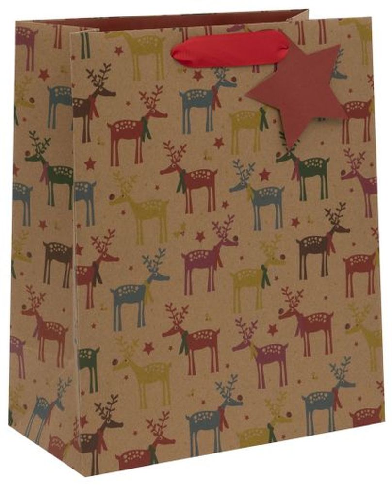 BAG LRG OH DEER KRAFT