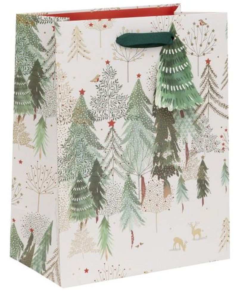 BAG MED PZ WINTER WOODLAND GOLD