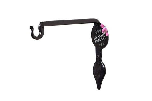 Straight Bracket with Leaf Detail - 15cm