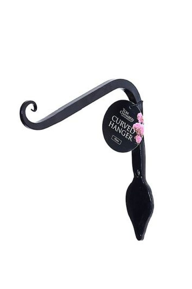 Curved Hanger with Leaf Detail - 15cm