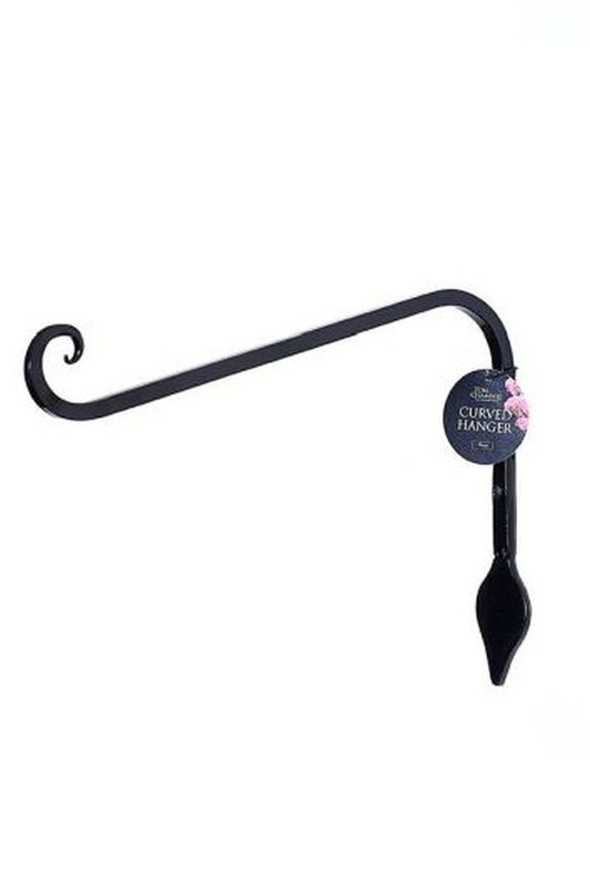 Curved Hanger with Leaf Detail - 30cm