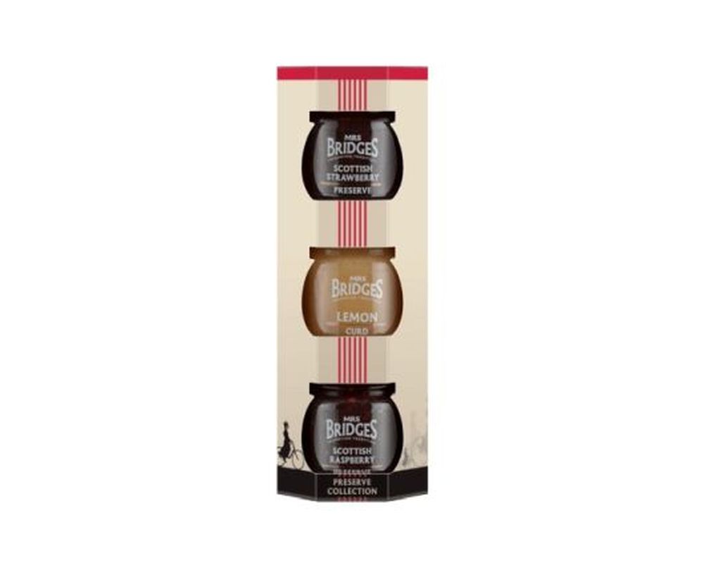 Mrs Bridges 3 Mini Traditional Preserves Pack