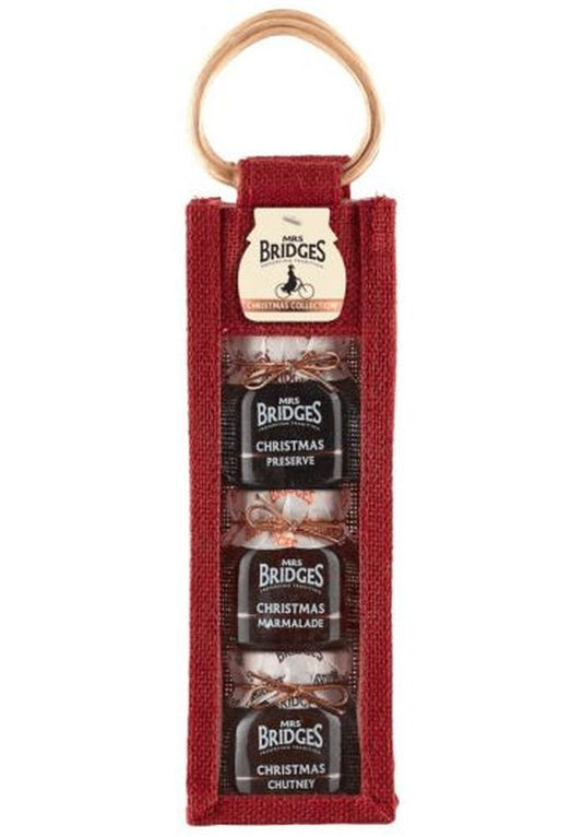 Mrs Bridges Christmas Red Jute Bag 326g