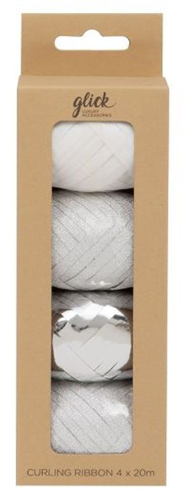 CURLING RIBBON MULTIPACK SILVER