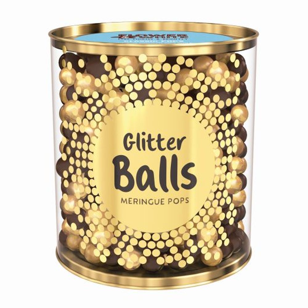 Flower & White - GF Glitter Ball Pops - Classic