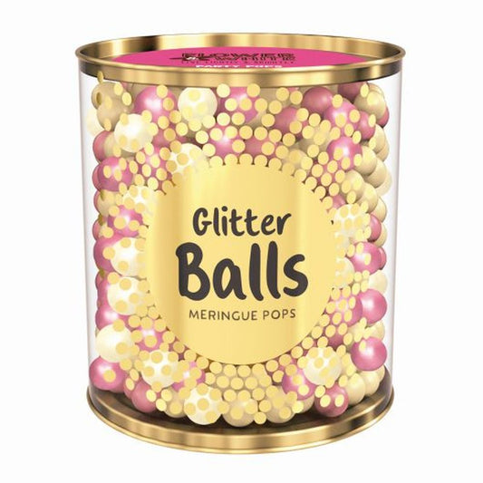 Flower & White - GF Glitter Ball Pops - Party