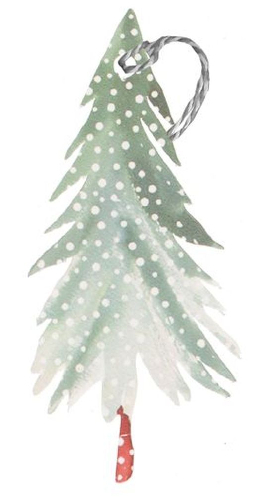 MULTIPACK TAG (6) PZ WINTER WOODLAND DIE CUT