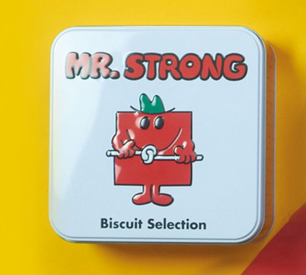Mr Strong Tin With 100G Choc Chip Cookie And 100G Shortbread